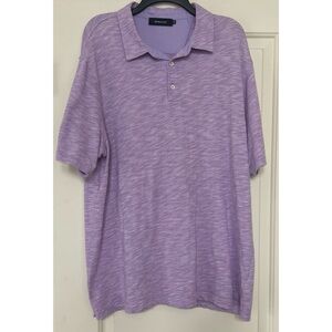 Bugatchi Purple Polo Shirt Relaxed Fit